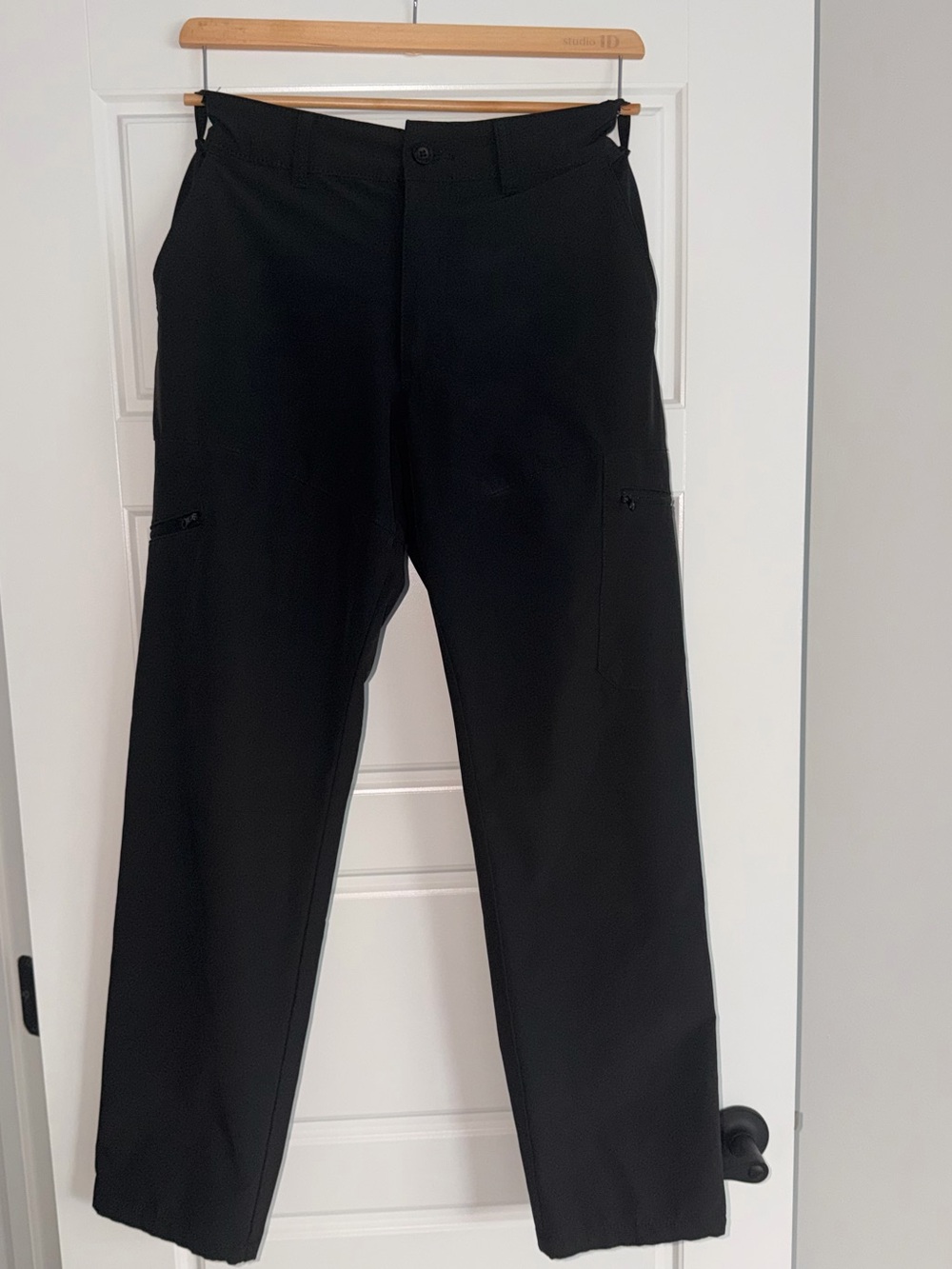Men's Magellan Black Straight-Leg Pants - Classic Everyday Wear